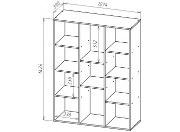Стеллаж СТ143