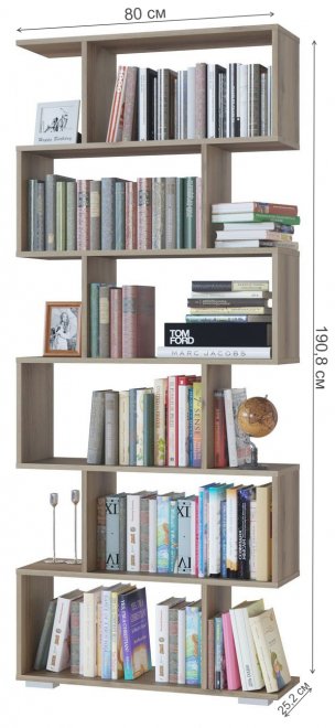 Стеллаж СТ-1 дуб делано