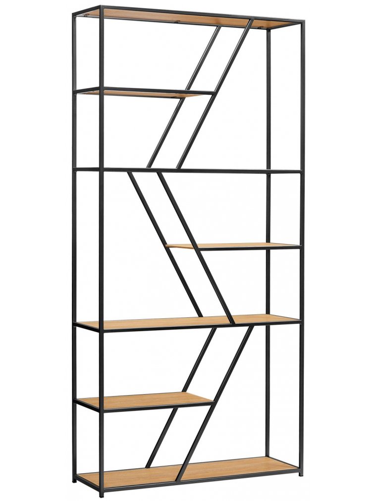 Стеллаж Annet черный / робиния