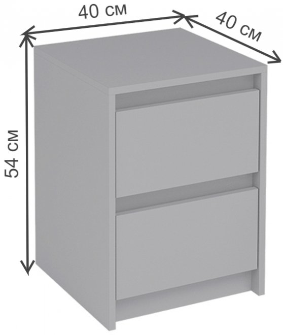 Тумба Айден ТБ06-400 серая