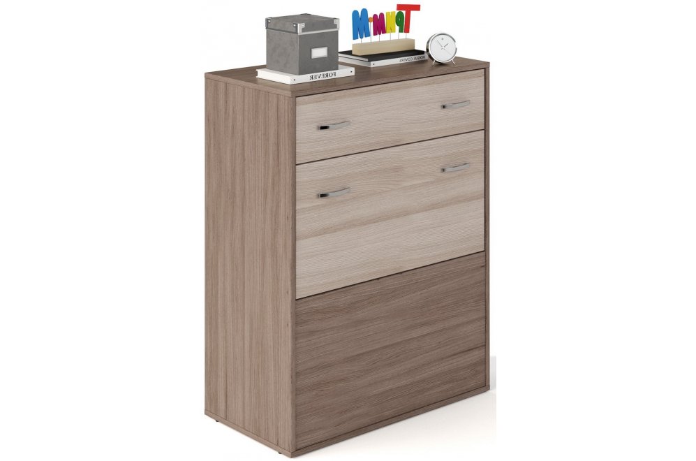 Тумба Банга-5 ясень темный / ясень светлый