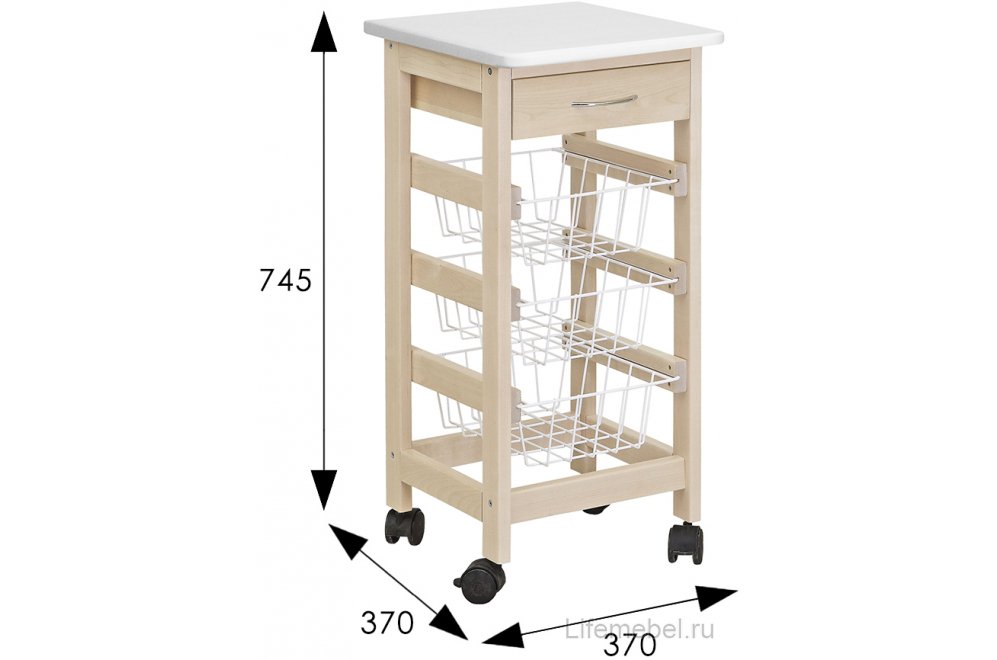 Тумба Джефф-1 белый