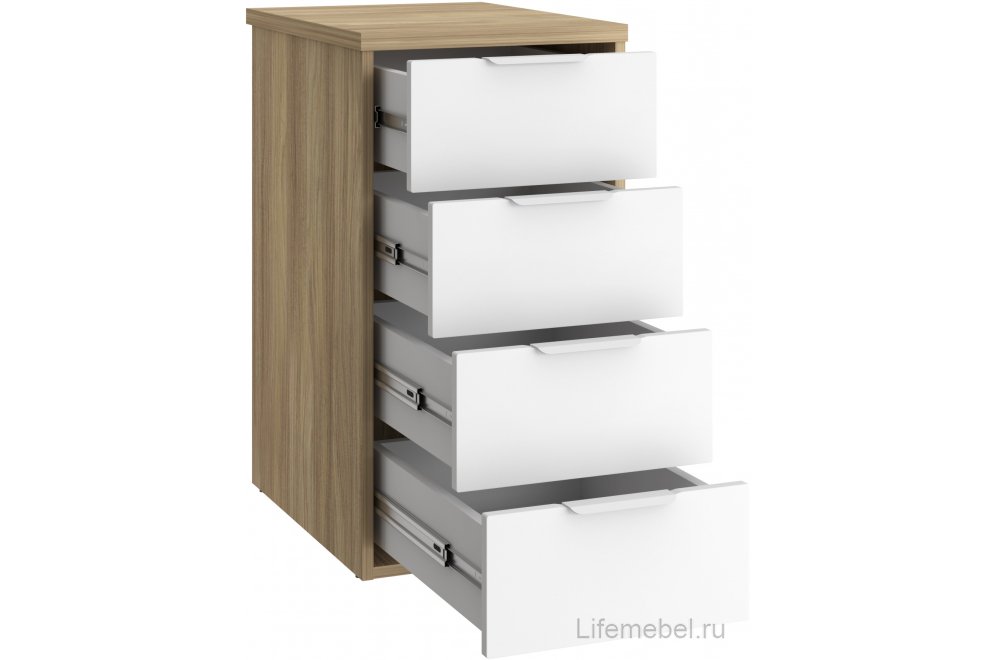 Тумба К-53 блэквуд ячменный / меренга