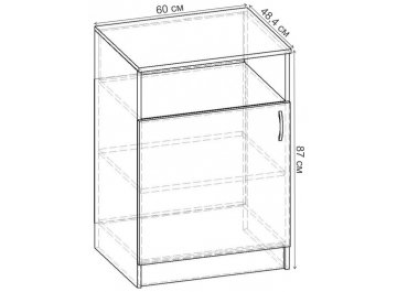 Тумба Уют-1.6 К.052.600-01