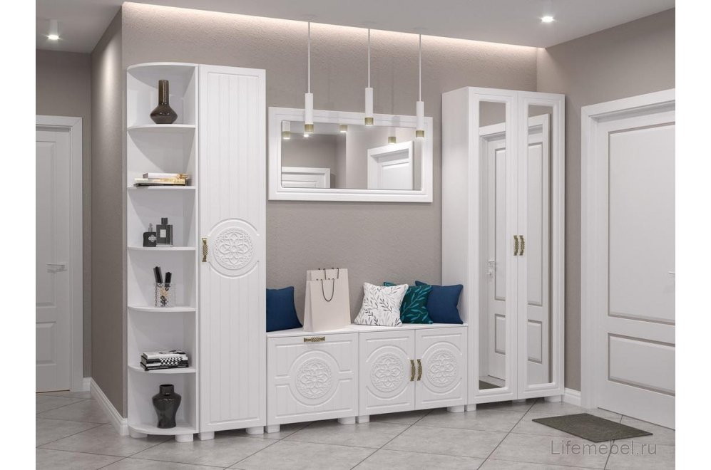 Тумба Монблан МБ-30К белое дерево