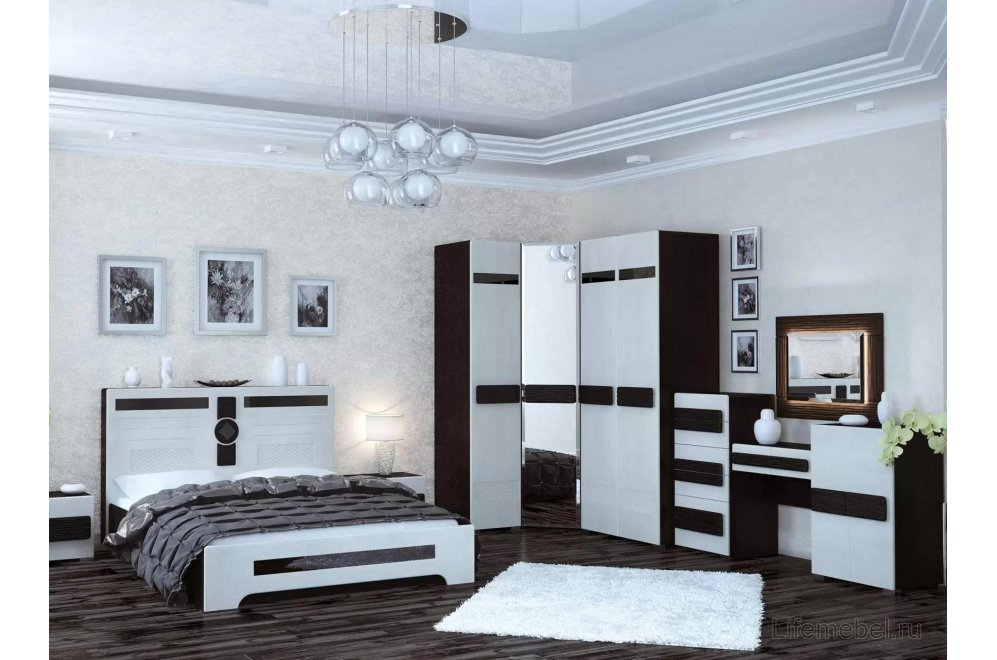 Тумба Престиж жемчужный лен / венге