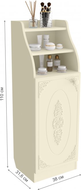 Тумба Ассоль АС-64 ваниль