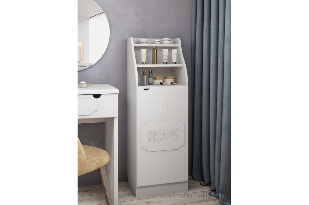 Тумба / Шкаф ДримСтар ДС-63 белое дерево