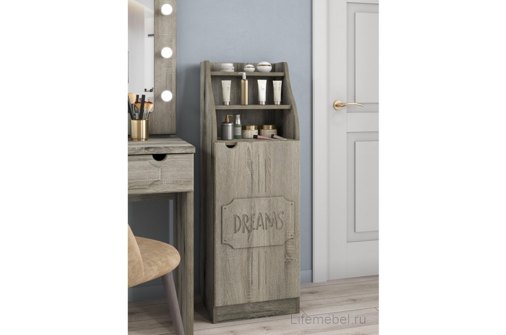 Тумба / Шкаф ДримСтар ДС-63 дуб эвок / дуб сонома темный