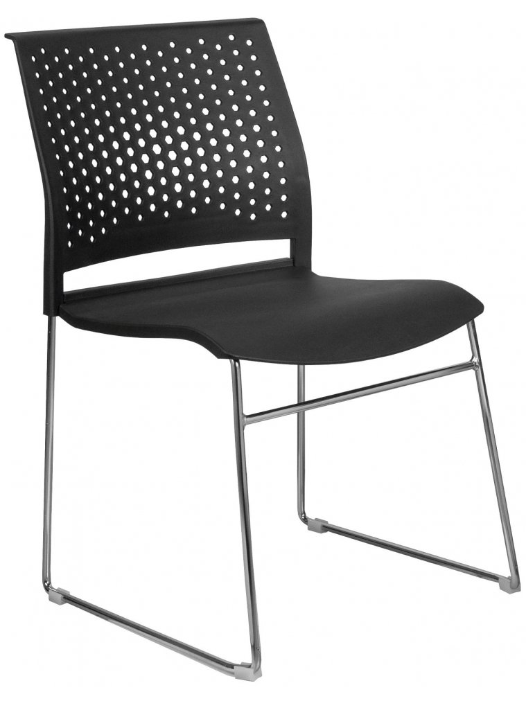 Кресло RCH D918 чёрный пластик