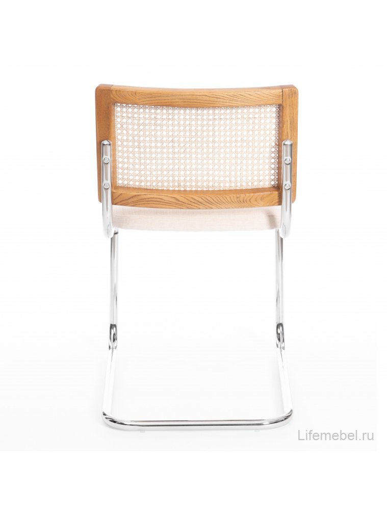 Офисный стул Mani натуральный / хром