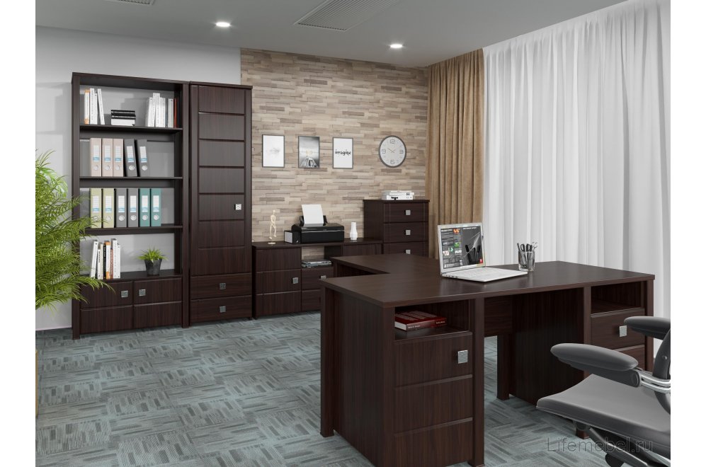 Тумба Изабель ИЗ-53К орех темный