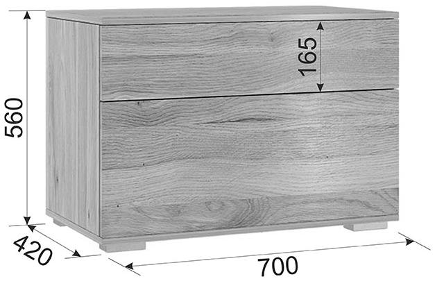 Тумба Лайк 23.01 дуб мария