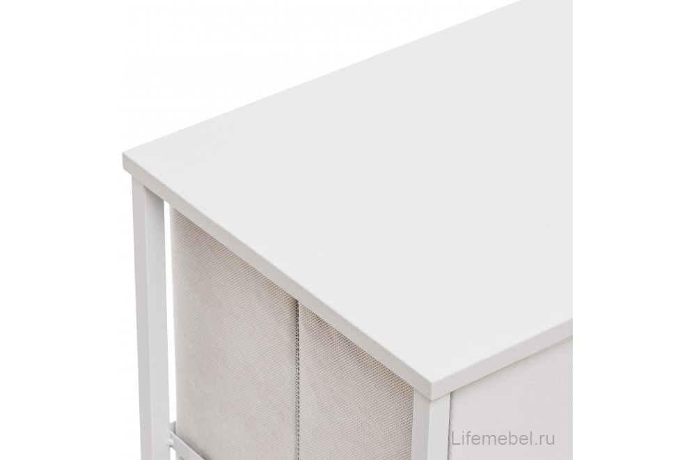 Тумба Линкс с ящиком и полкой белая