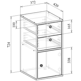 Тумба Прайм-21-4