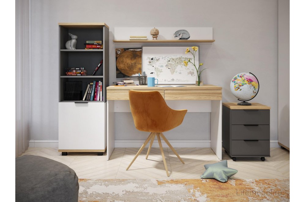 Тумба Скайлайт СЛ-12К блеквуд ячменный / графит