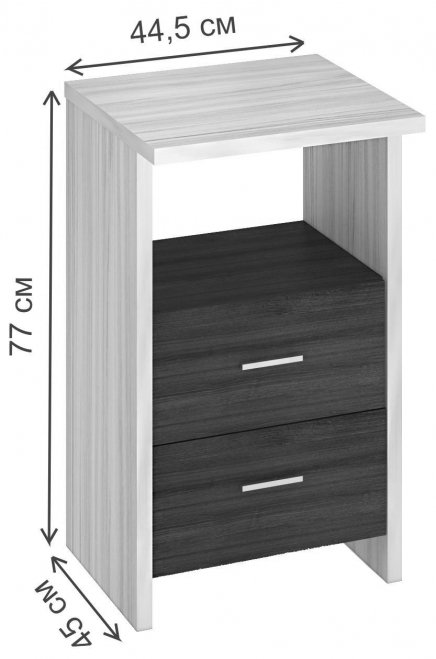 Тумба ТЯЛ БЕК белая жемчуг / карамель