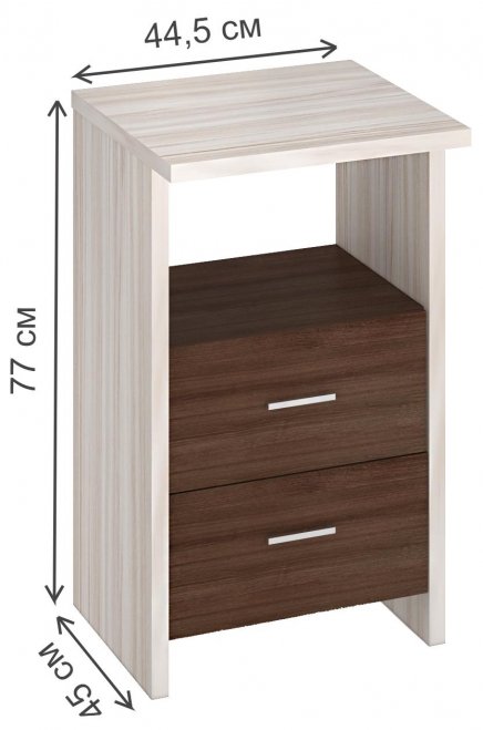 Тумба ТЯЛ КШ карамель / шамони-ч