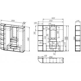 Готовая прихожая Мебелайн-15