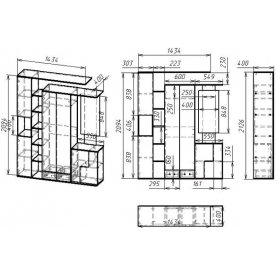 Готовая прихожая Мебелайн-6