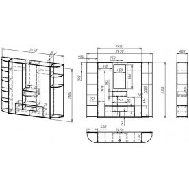 Готовая прихожая Мебелайн-9