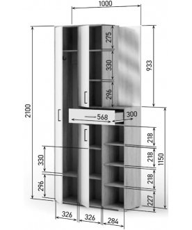 Готовая прихожая Вейт 2