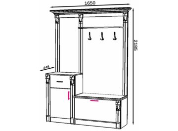 Готовая прихожая Визит-2
