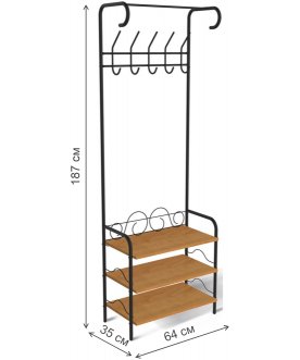 Обувница M-306 муар бук