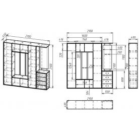 Готовая прихожая Мебелайн-18