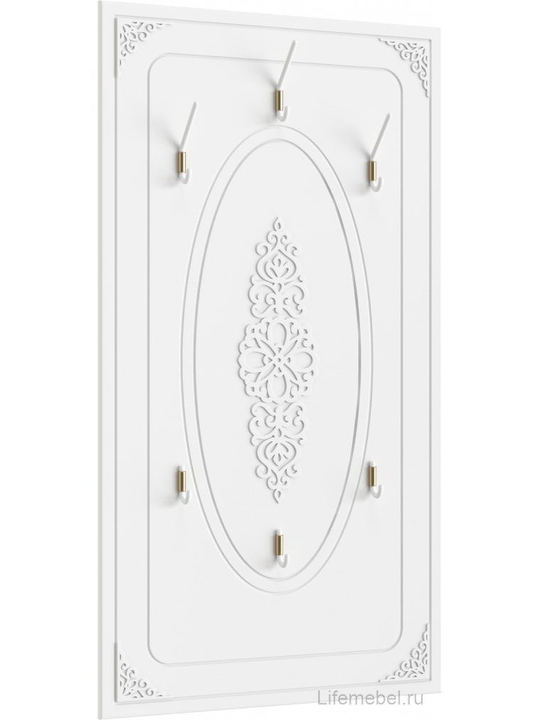 Модульная прихожая Ассоль белое дерево комплектация 6 (К)