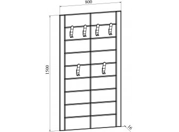 Модульная прихожая Изабель комплектация 2