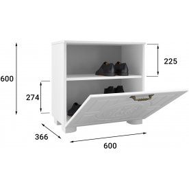 Модульная прихожая Монблан комплектация 5