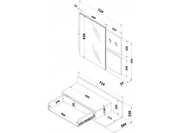 Готовая прихожая ВШ-14