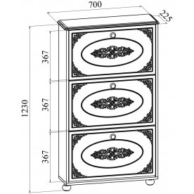 Модульная прихожая Ассоль АС-055