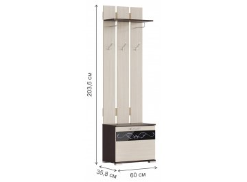 Модульная прихожая Барка комплектация 2