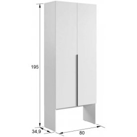 Модульная прихожая Баско К1 комплектация 1