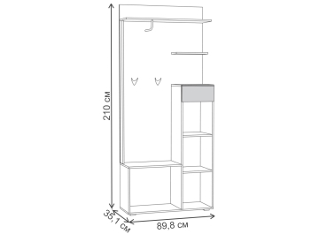 Модульная прихожая Лайн