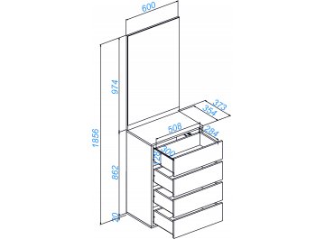 Модульная прихожая Роут комплектация 7
