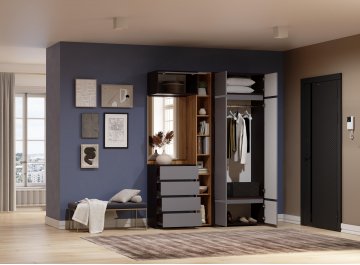 Модульная прихожая Роут комплектация 4