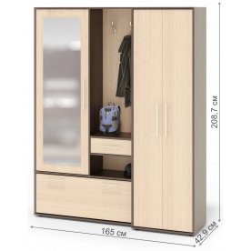 Модульная прихожая ВШ-6 + ШО-1