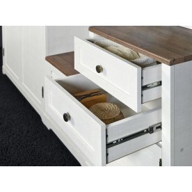 Набор мебели Катрин weave светлый / орех кантри