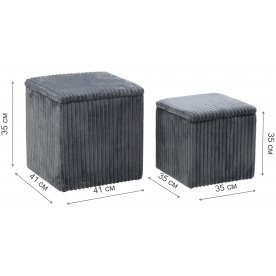 Комплект пуфиков Gertrude