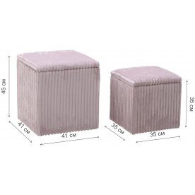 Комплект пуфиков Gill