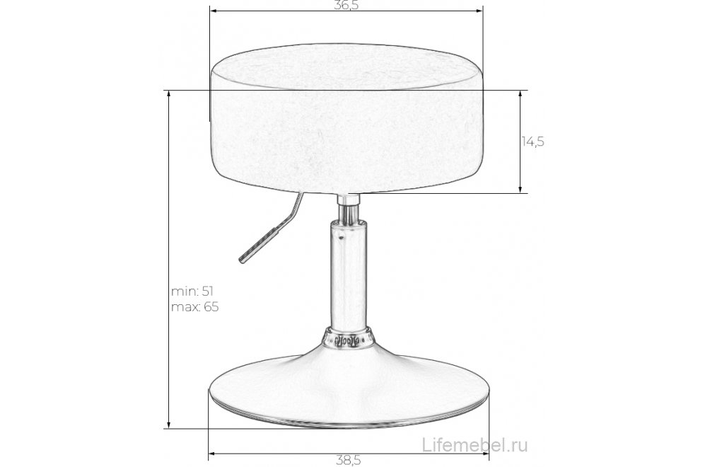 Пуф Danny бежевый