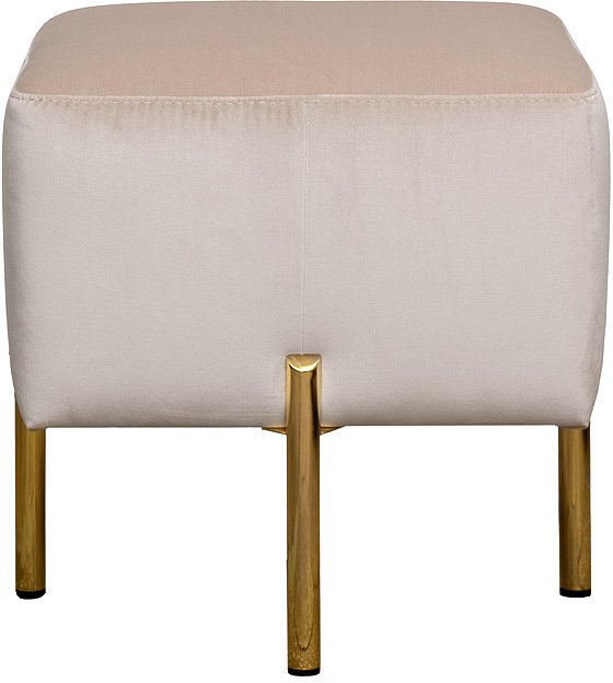 Пуф Марио бежевый / золото