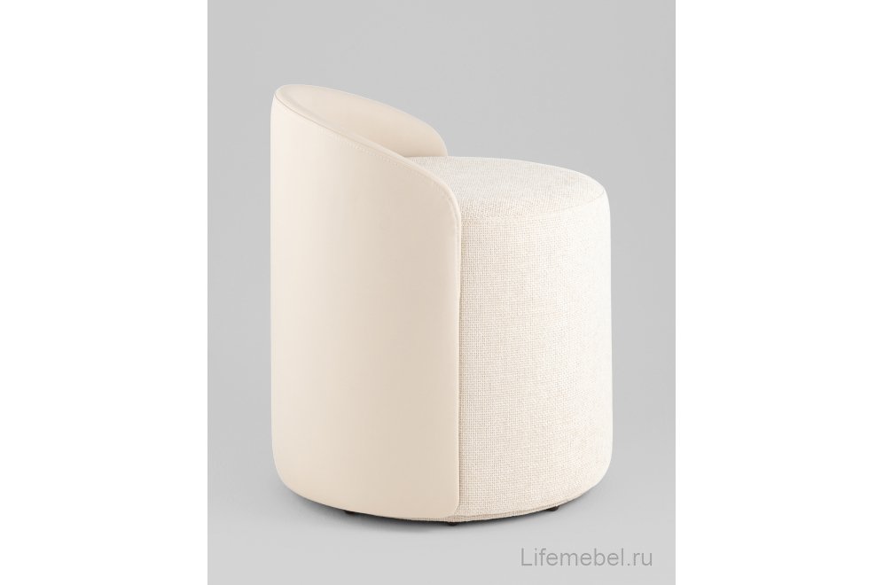 Пуф Тея шенилл бежевый