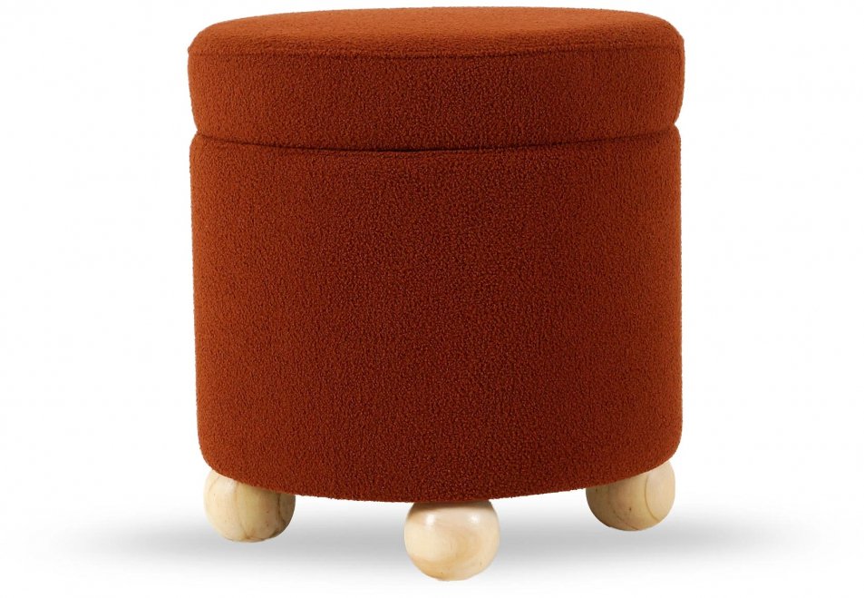 Пуфик Kit терракотовый