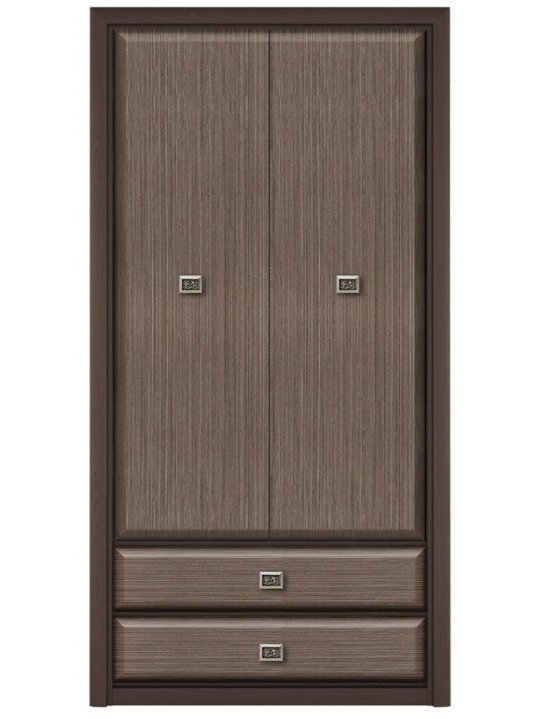 Шкаф двухдверный Коен SZF2D2S венге магия / штрокс