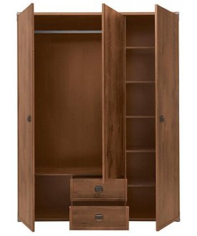 Шкаф для прихожей Индиана JSZF 3D2S дуб саттер