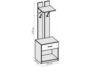 Тумба для обуви Иннэс-6 сандал